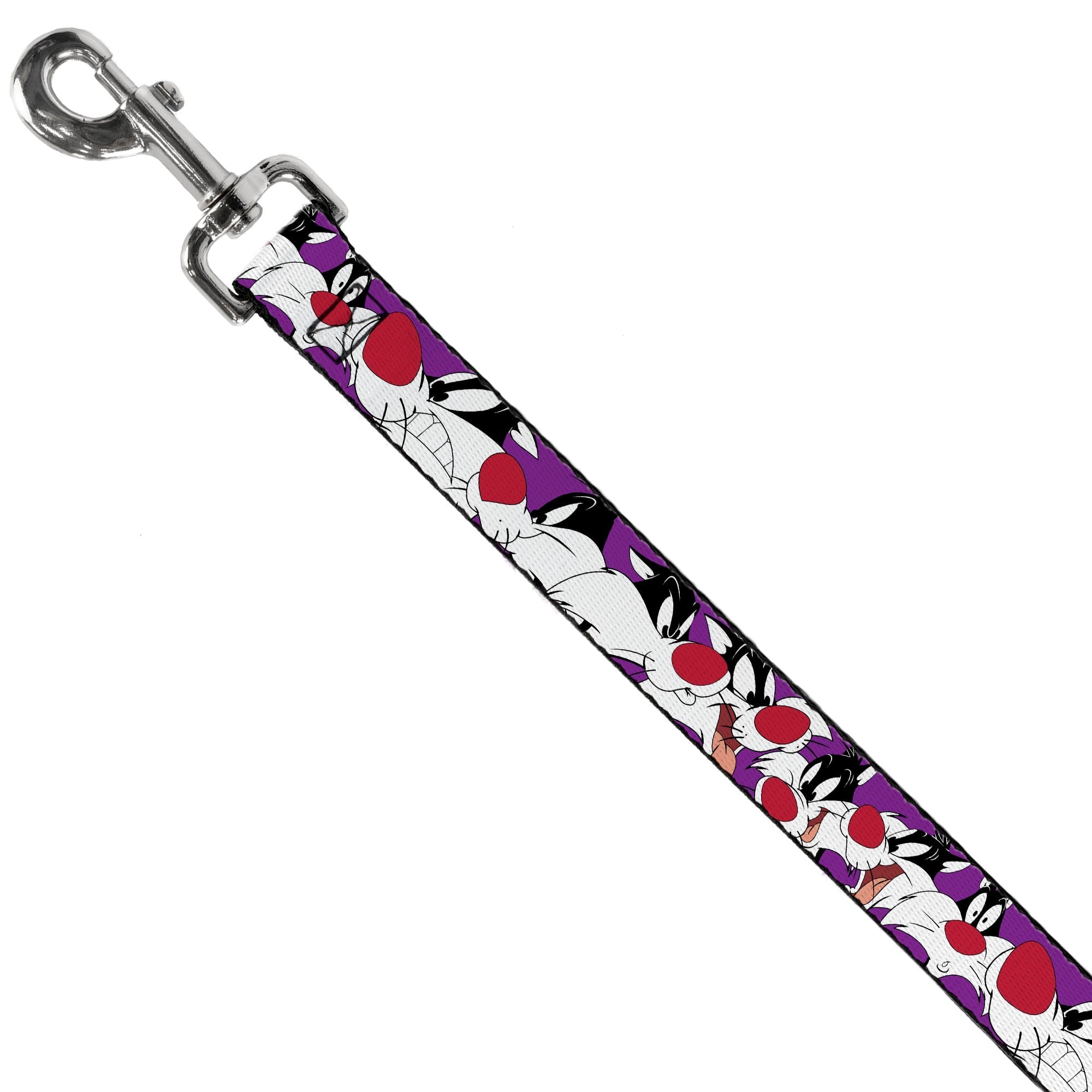 Dog Leash - Sylvester the Cat Expressions Purple 