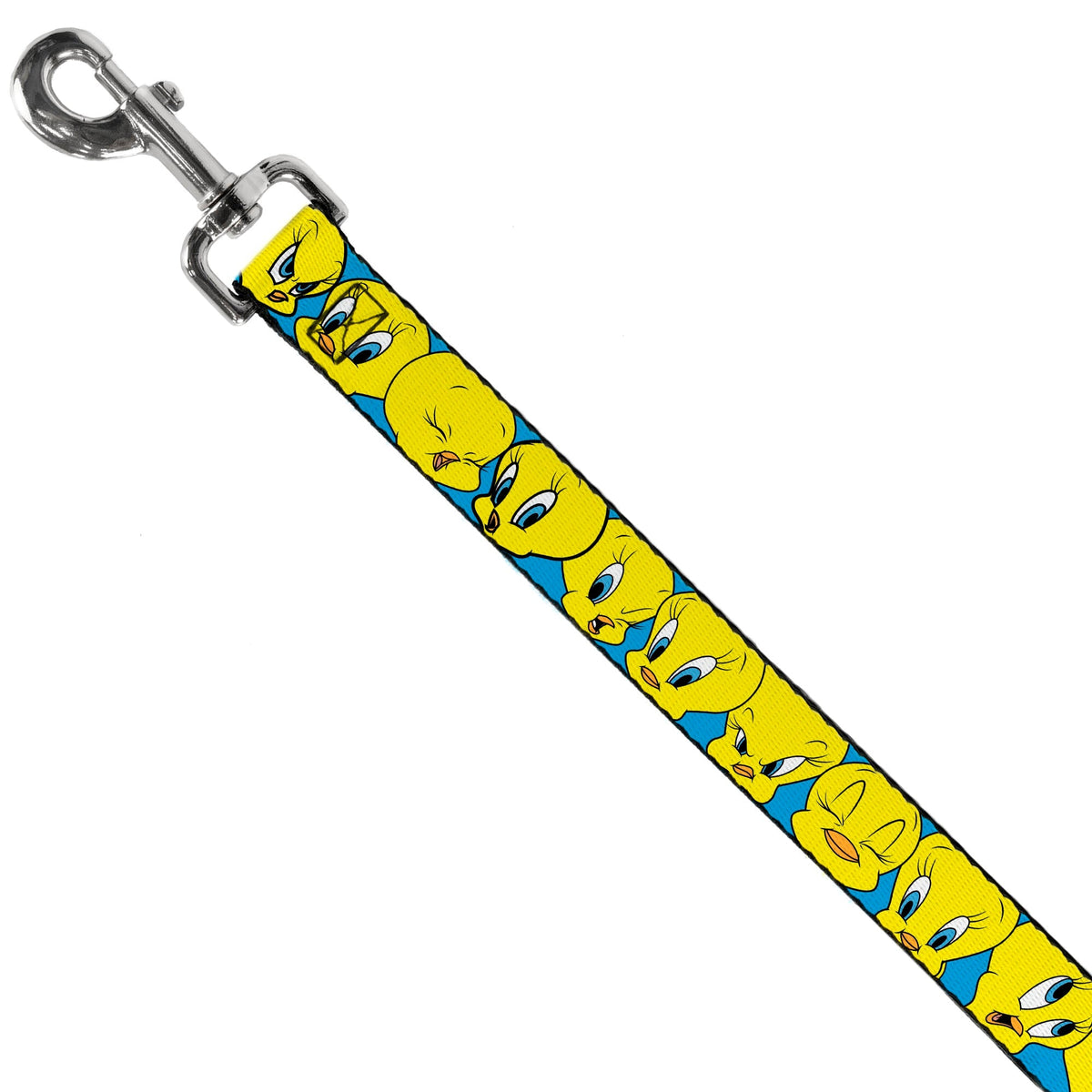 Dog Leash - Tweety Bird CLOSE-UP Expressions Baby Blue 