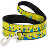 Dog Leash - Tweety Bird CLOSE-UP Expressions Baby Blue