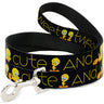 Dog Leash - Tweety Bird Poses CUTE AND SWEET Black/Yellow