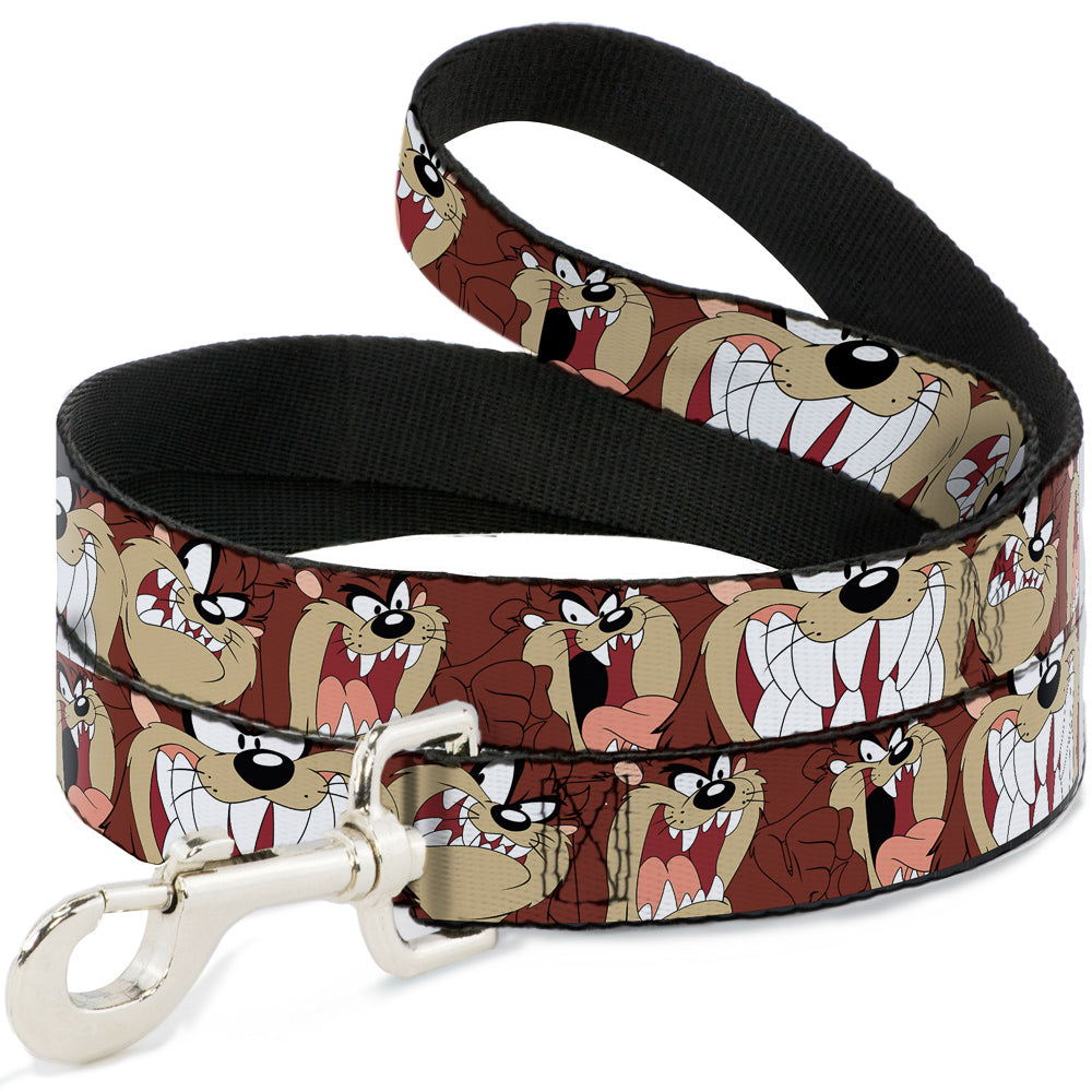 Dog Leash - Tasmanian Devil Expressions Brown 