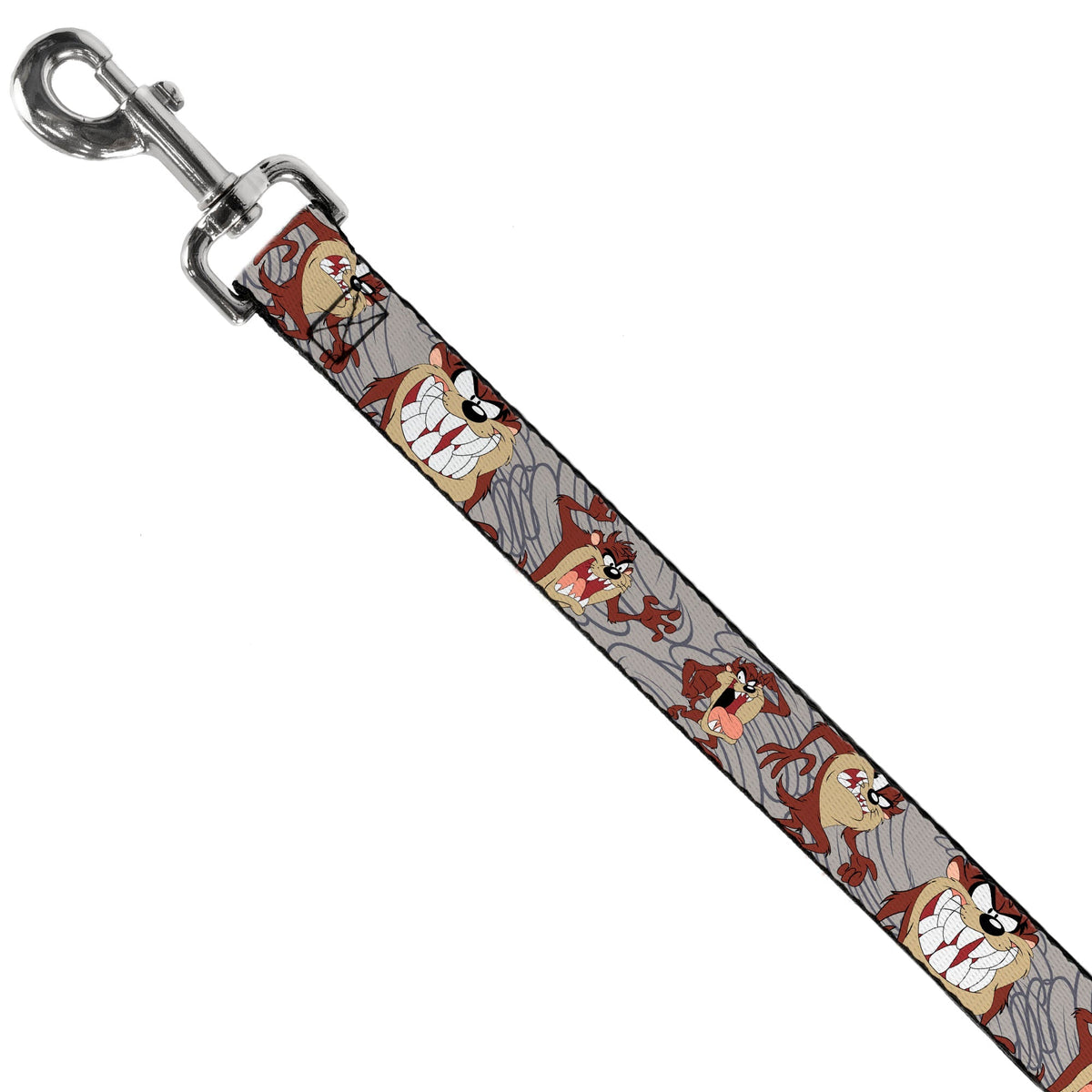 Dog Leash - Tasmanian Devil Expressions Gray Swirl 