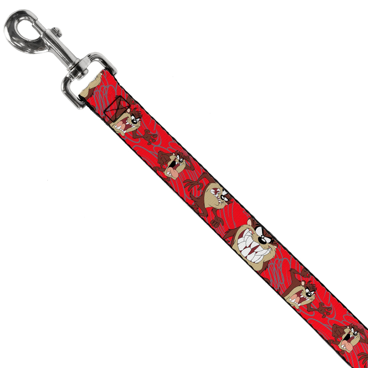 Dog Leash - Tasmanian Devil Expressions Red Swirl 