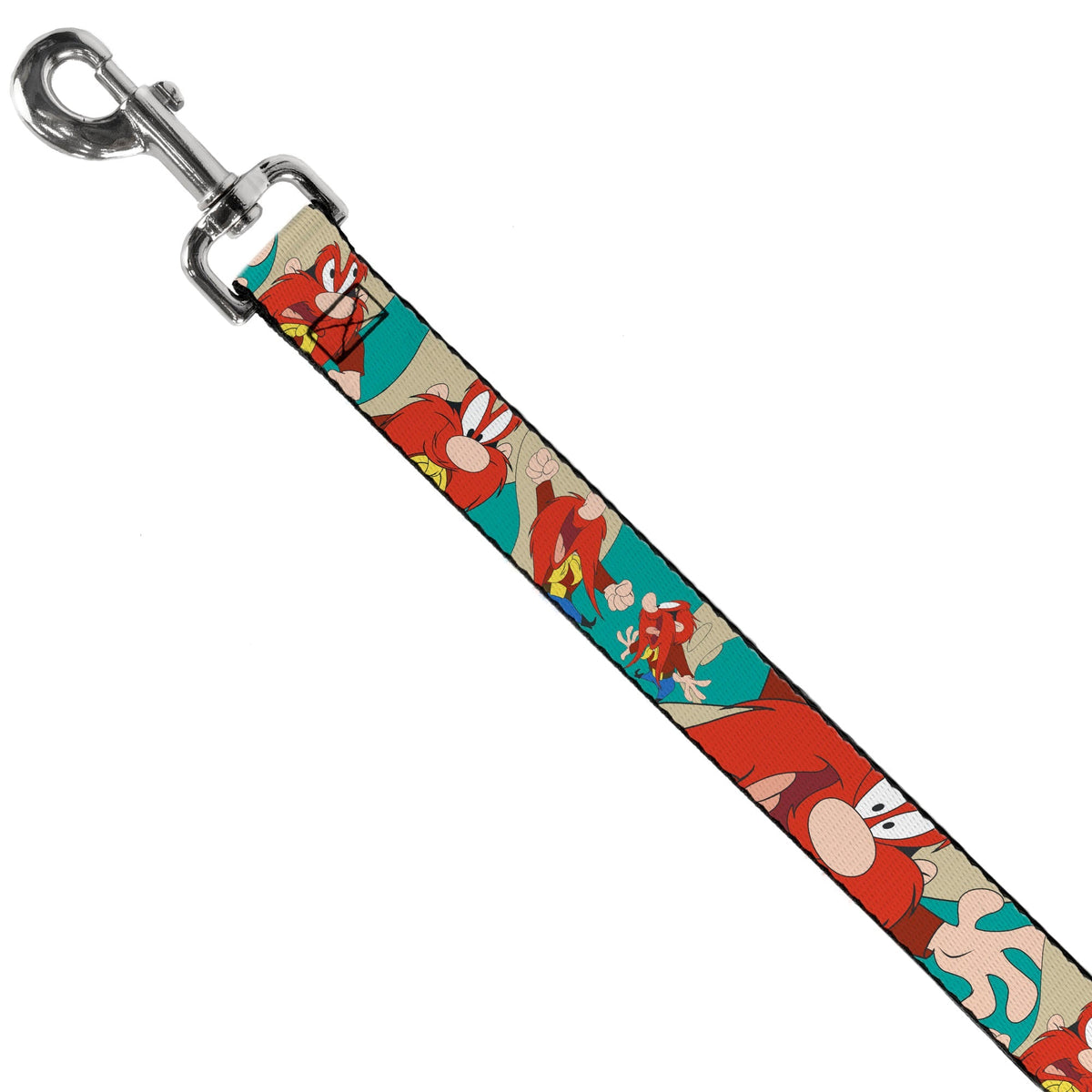 Dog Leash - Yosemite Sam Poses Turquoise 