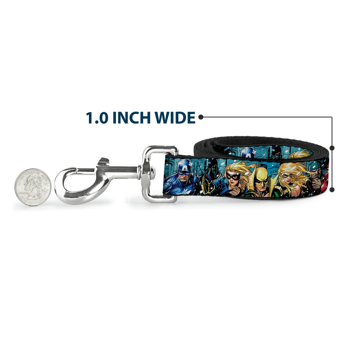 Dog Leash - New Avengers Group Snow Storm Pose 