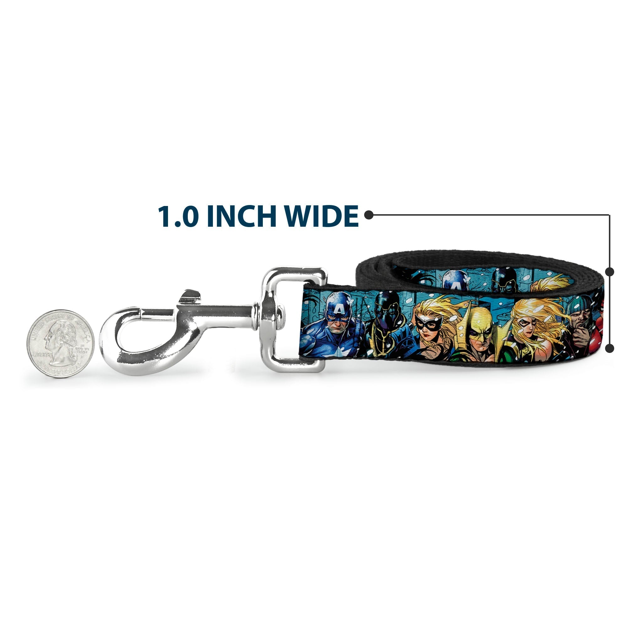 Dog Leash - New Avengers Group Snow Storm Pose 