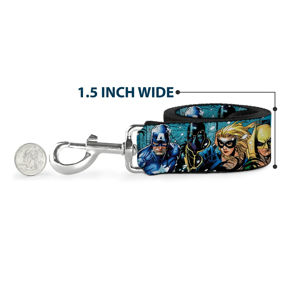 Dog Leash - New Avengers Group Snow Storm Pose 
