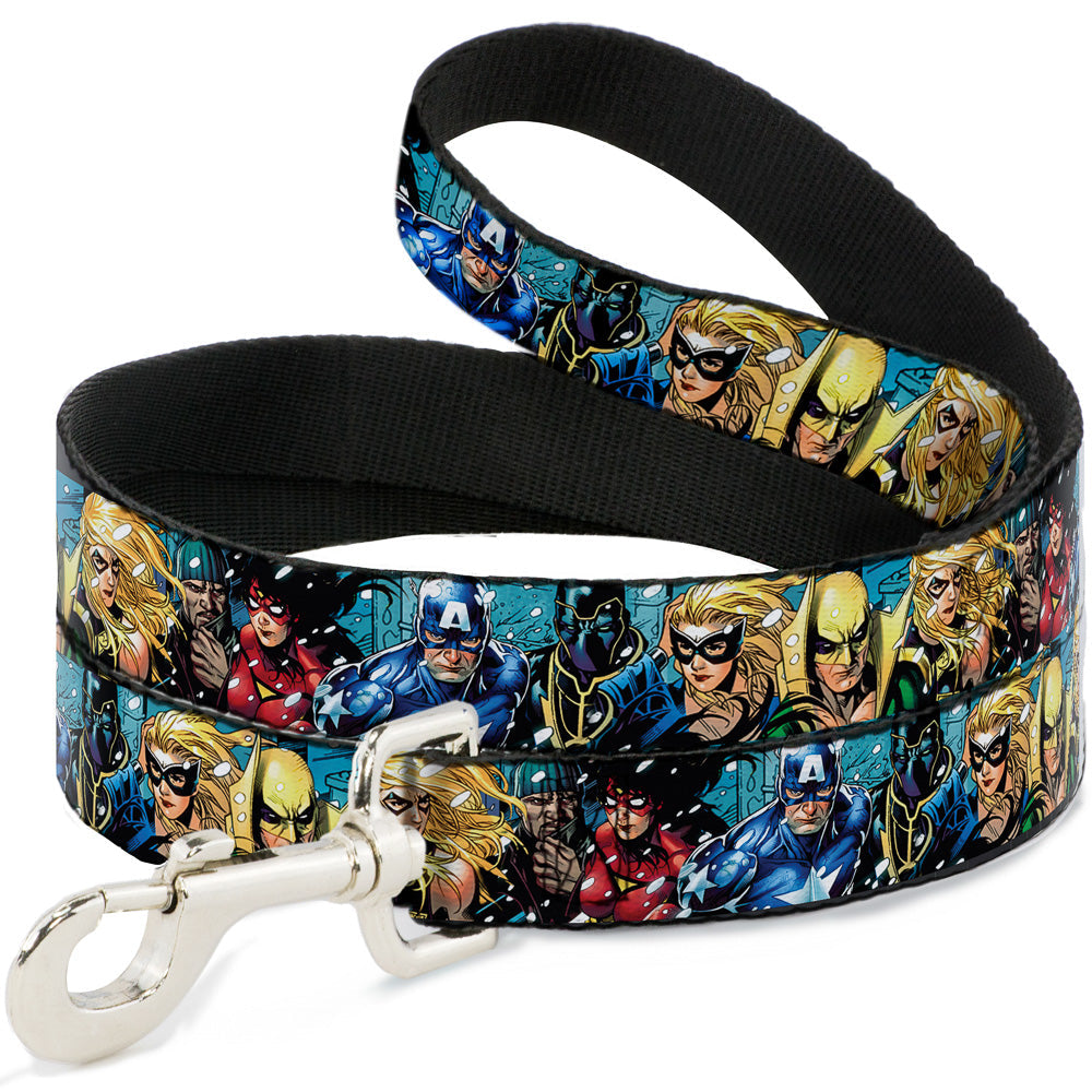 Dog Leash - New Avengers Group Snow Storm Pose 