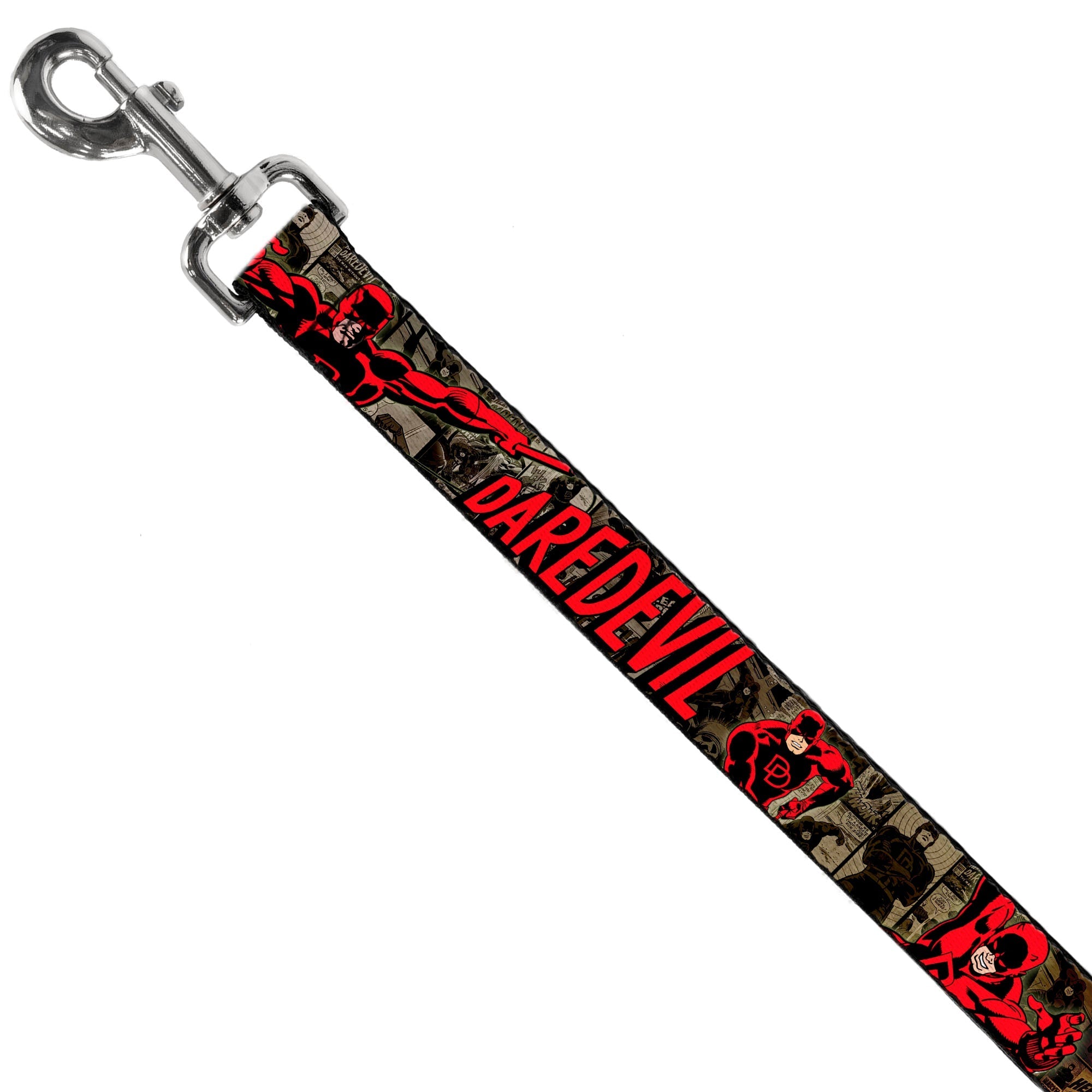 Dog Leash - DAREDEVIL Action Poses/Comic Panels Grays/Red 