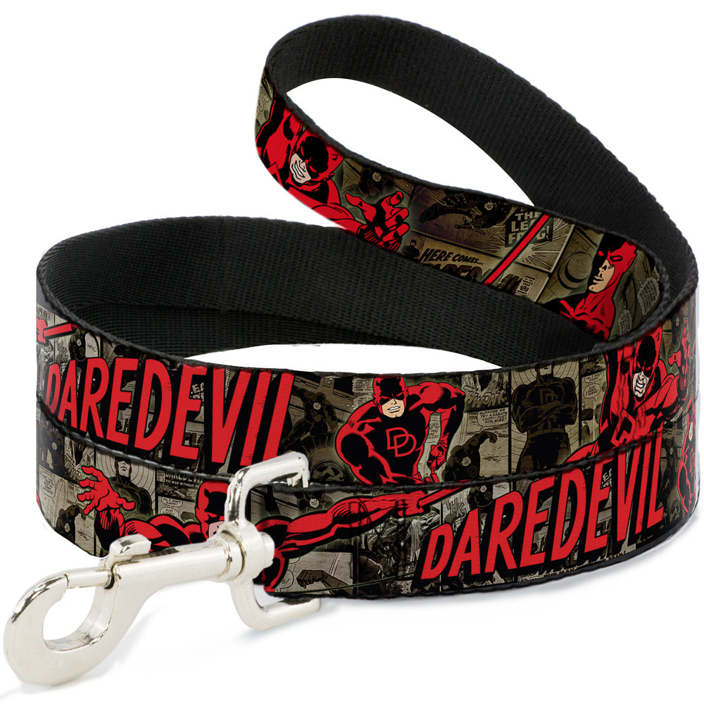Dog Leash - DAREDEVIL Action Poses/Comic Panels Grays/Red 
