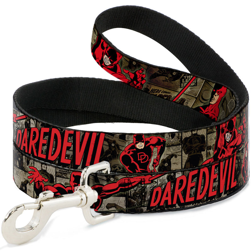 Dog Leash - DAREDEVIL Action Poses/Comic Panels Grays/Red 