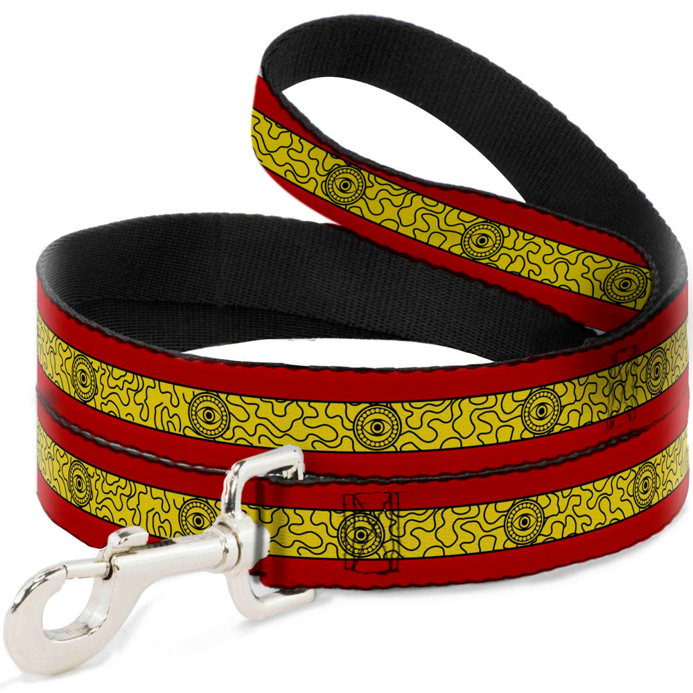 Dog Leash - Doctor Strange Eye of Agamotto Stripe Red/Gold/Black - HT Animal Supply