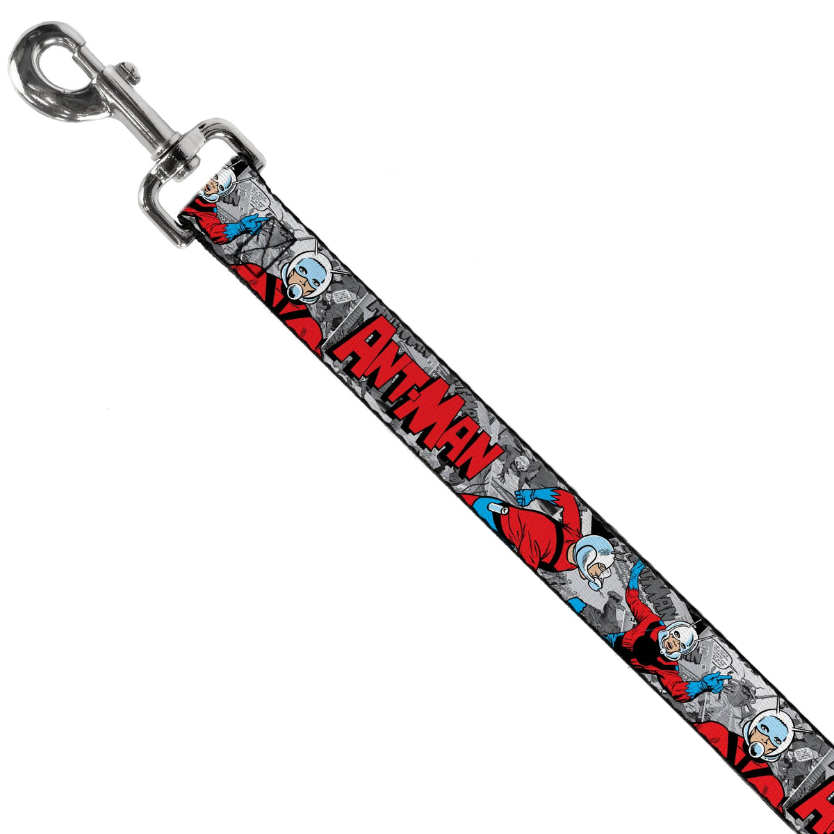 Dog Leash - Classic ANT-MAN 3-Poses/Comic Stacked Grays/Black/Red 