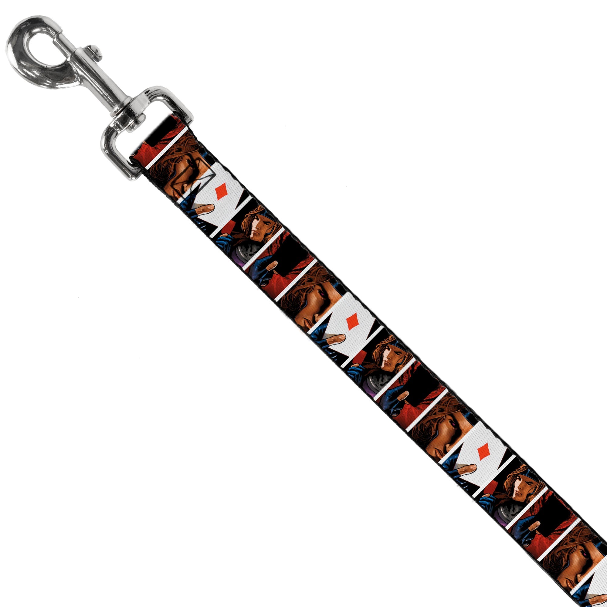Dog Leash - X-Men Gambit Cards 4-Pose Blocks - HT Animal Supply