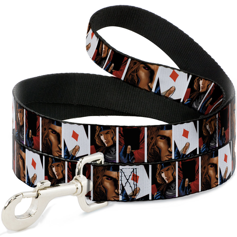 Dog Leash - X-Men Gambit Cards 4-Pose Blocks - HT Animal Supply