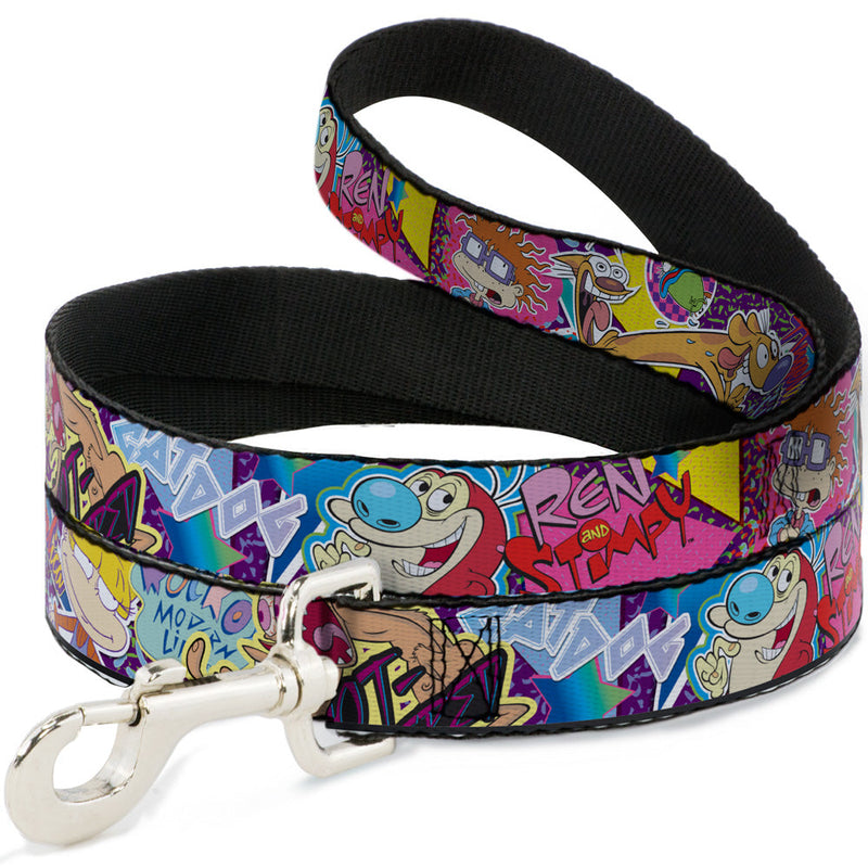 Dog Leash - Nick 90s Rewind 7-Character/4-Logo Collage 