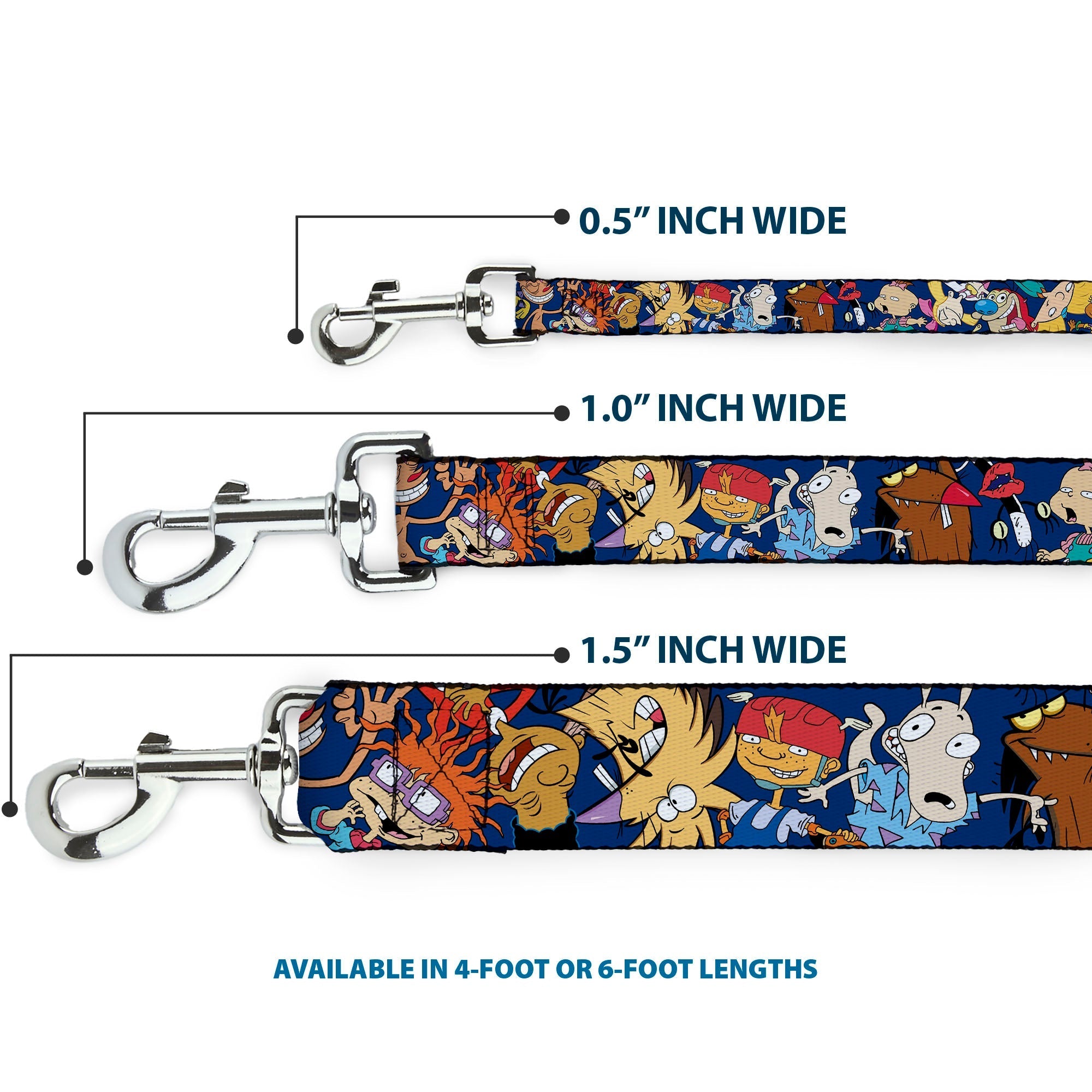 Dog Leash - Nick 90s Rewind 16-Character Poses Navy Blue