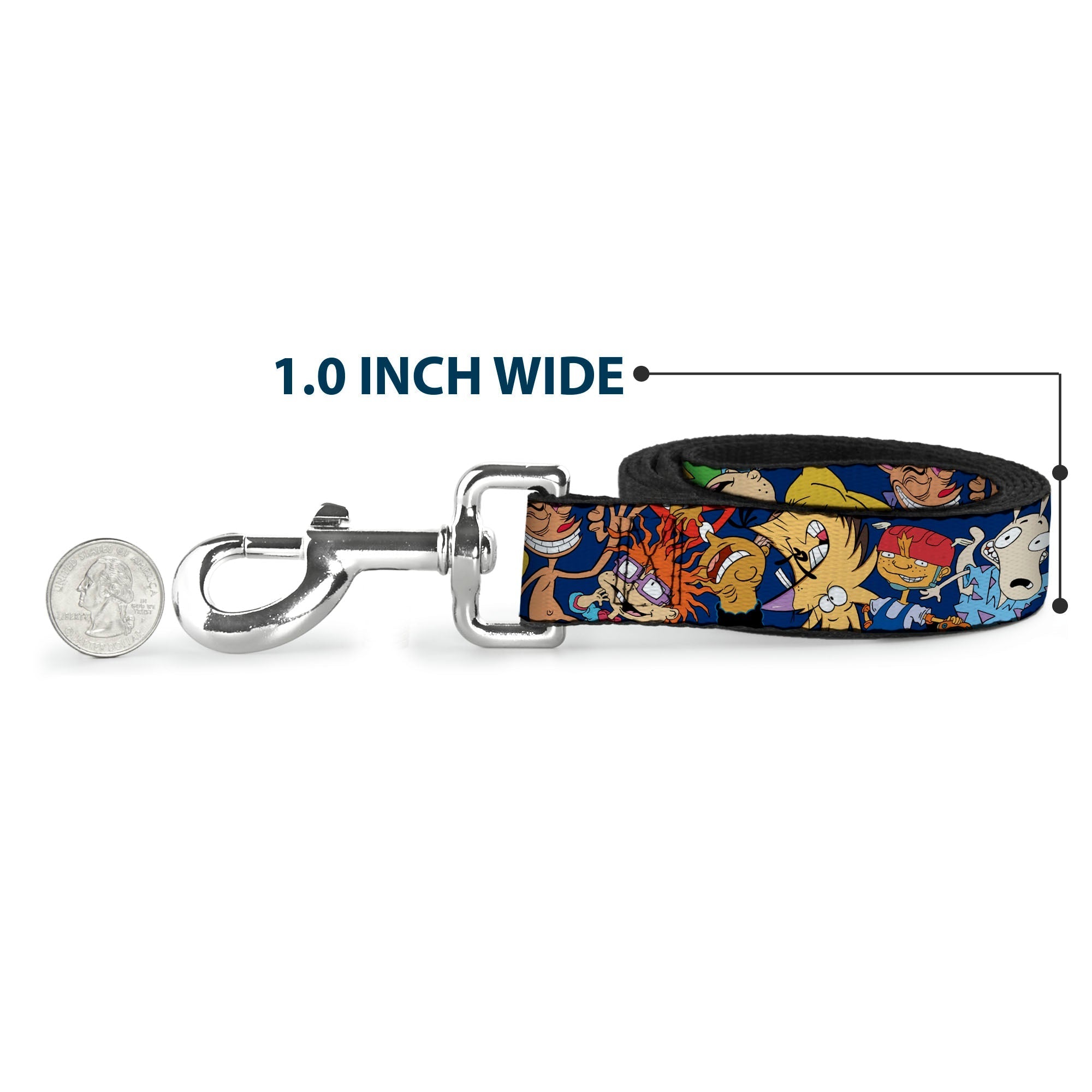 Dog Leash - Nick 90s Rewind 16-Character Poses Navy Blue