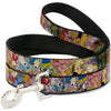Dog Leash - Nick 90s Rewind Character Mash Up Collage2 Pinks