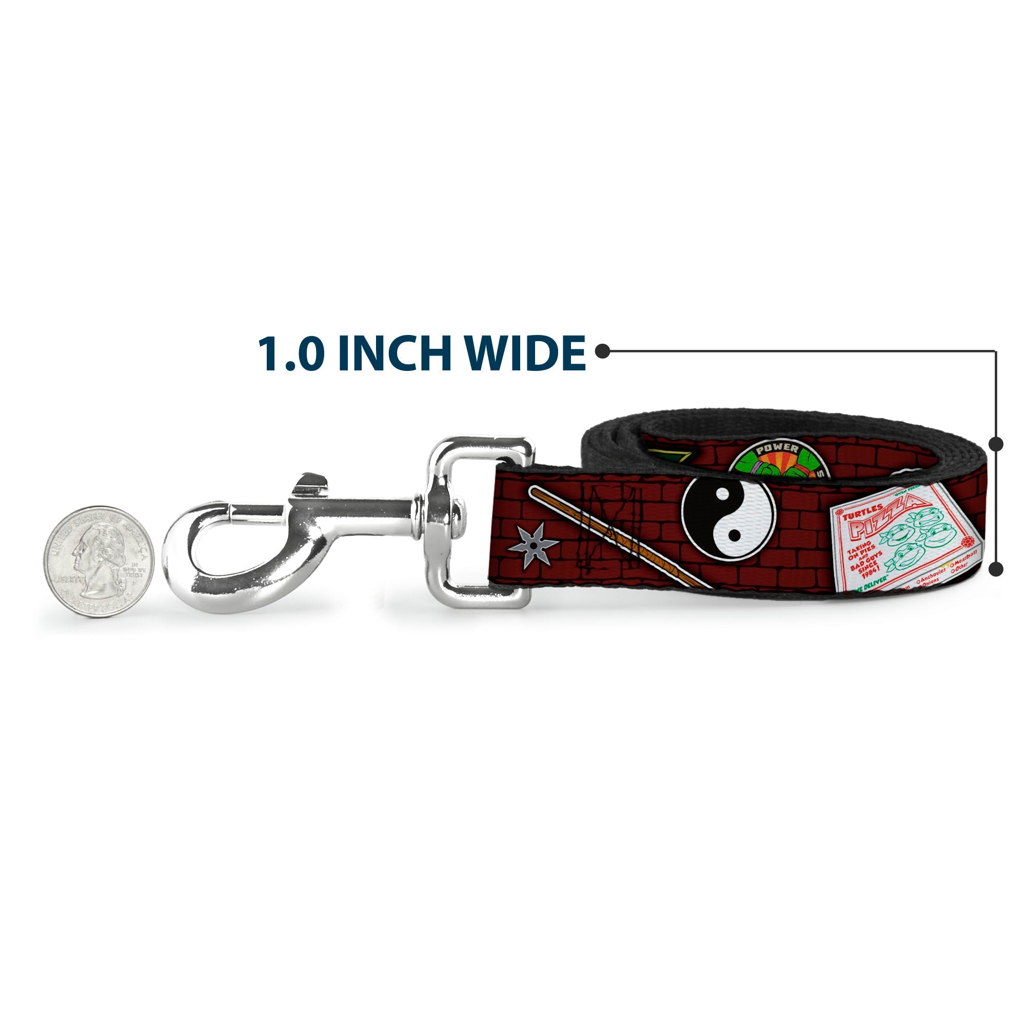 Dog Leash - Classic TMNT Gear/Elements Brick Wall