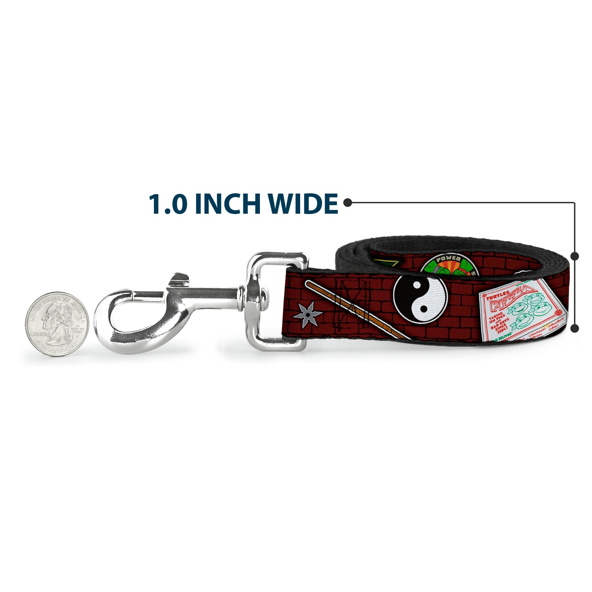 Dog Leash - Classic TMNT Gear/Elements Brick Wall