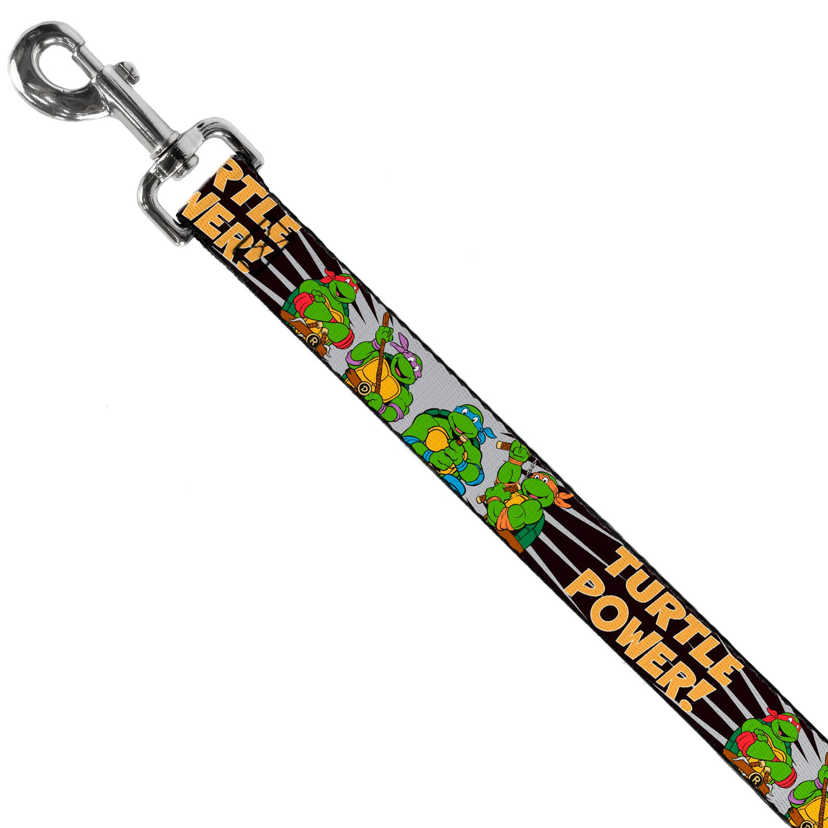Dog Leash - Classic Teenage Mutant Ninja Turtles Group Pose/TURTLE POWER! - HT Animal Supply