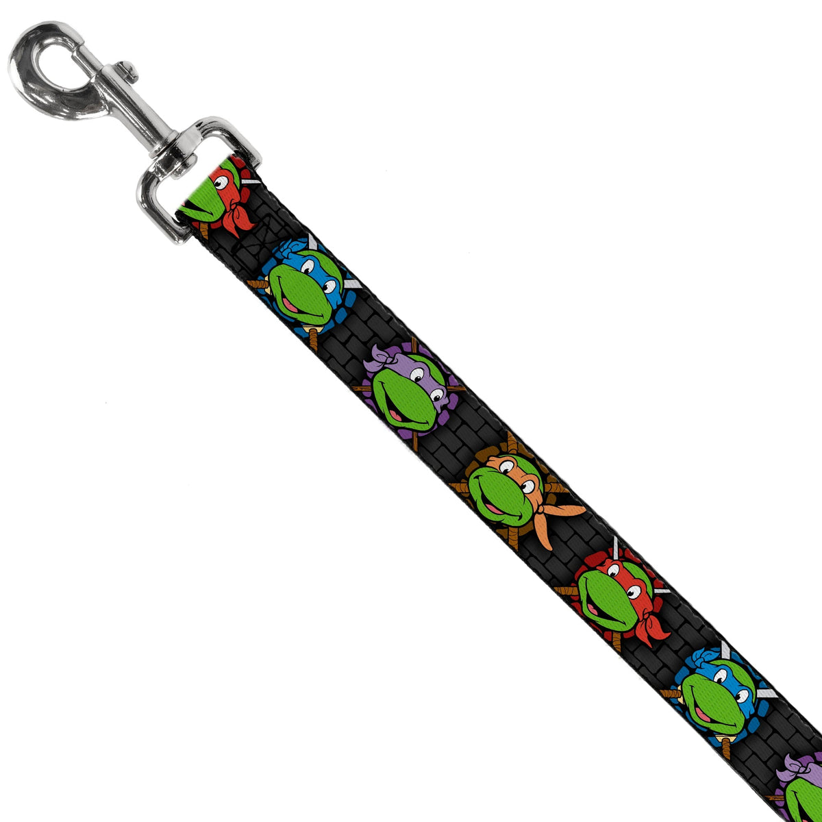 Dog Leash - Classic Teenage Mutant Ninja Turtles Expessions/Battle Gear Gray/Multi Color 