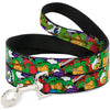 Buckle-Down Classic Teenage Mutant Ninja Turtles Action & Team Turtles Dog Leash