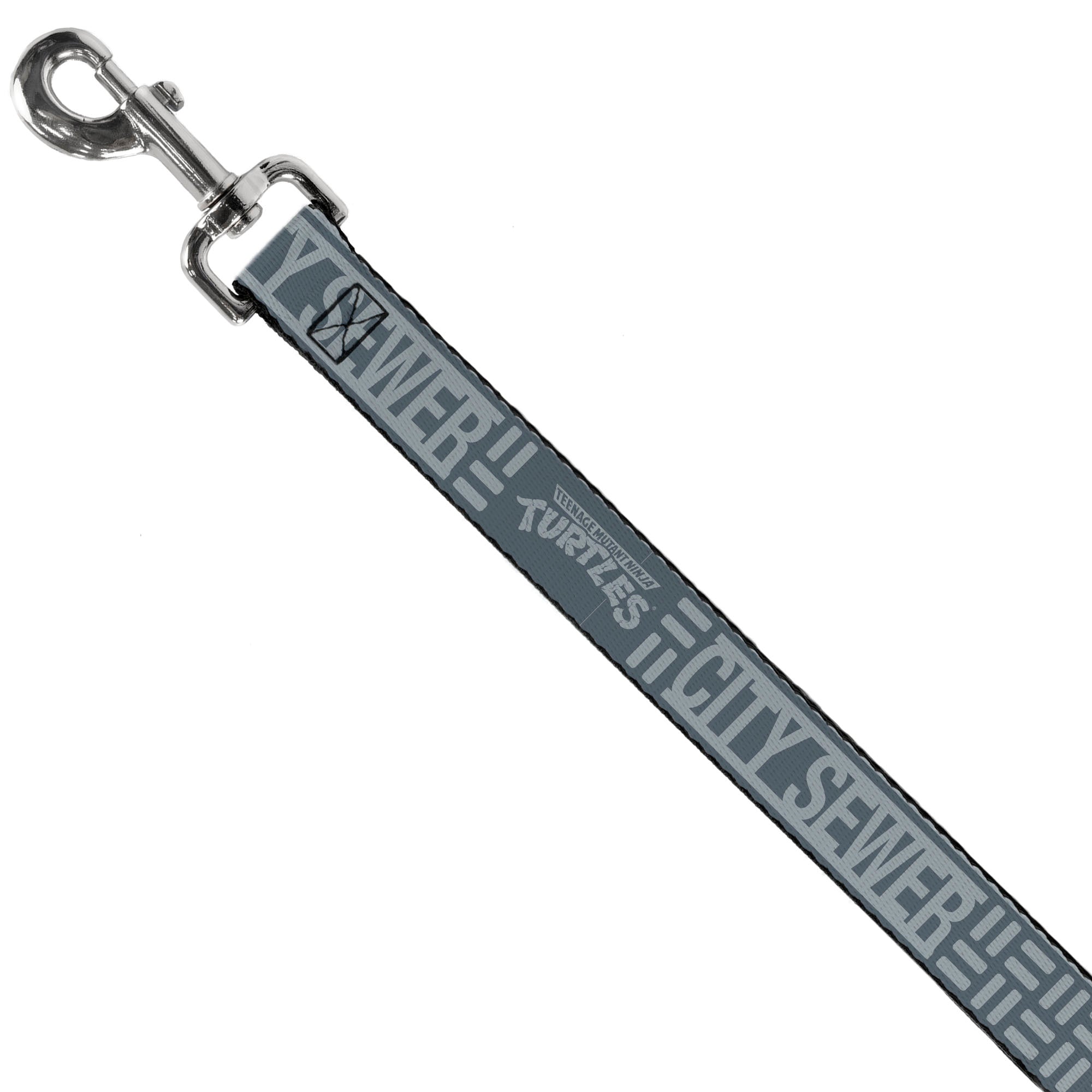 Dog Leash - TEENAGE MUTANT NINJA TURTLES CITY SEWER Title Logo Grays 