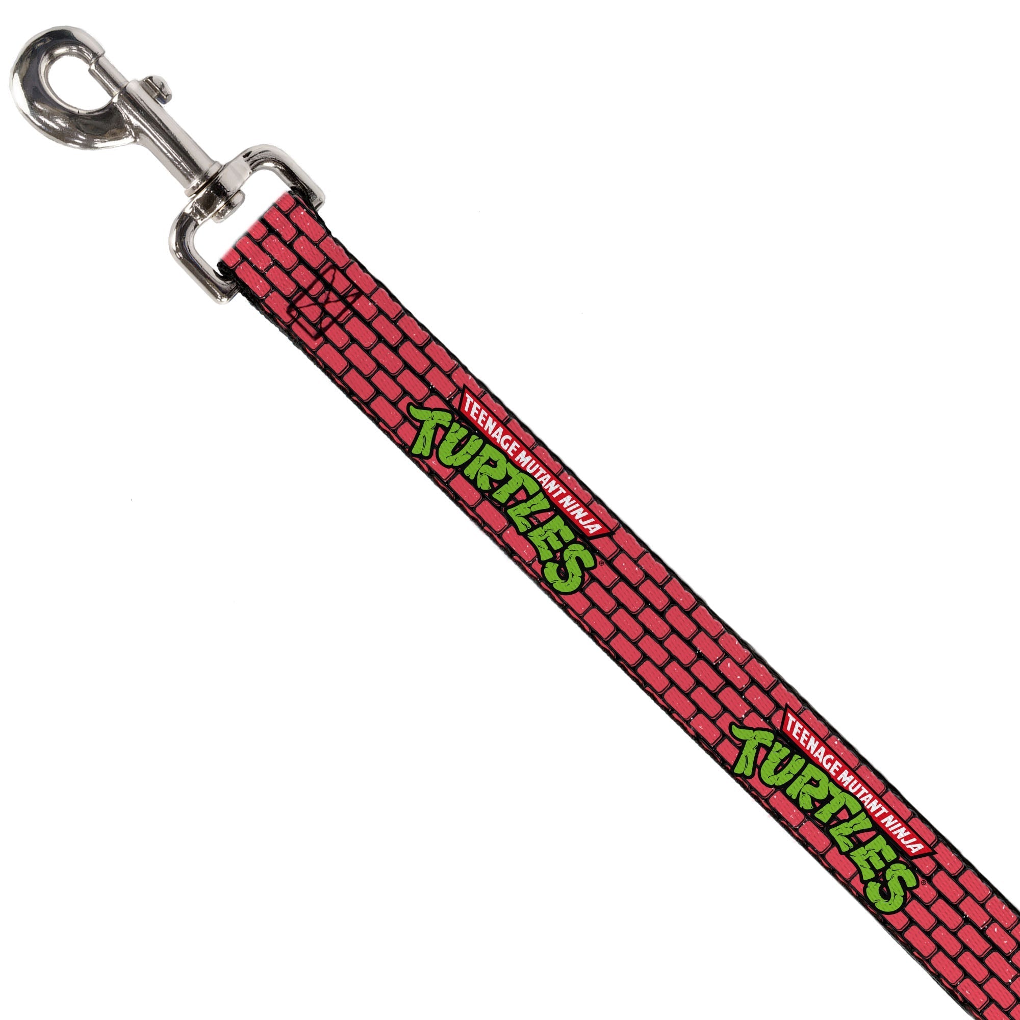 Dog Leash - TEENAGE MUTANT NINJA TURTLES Brick Title Logo Red 