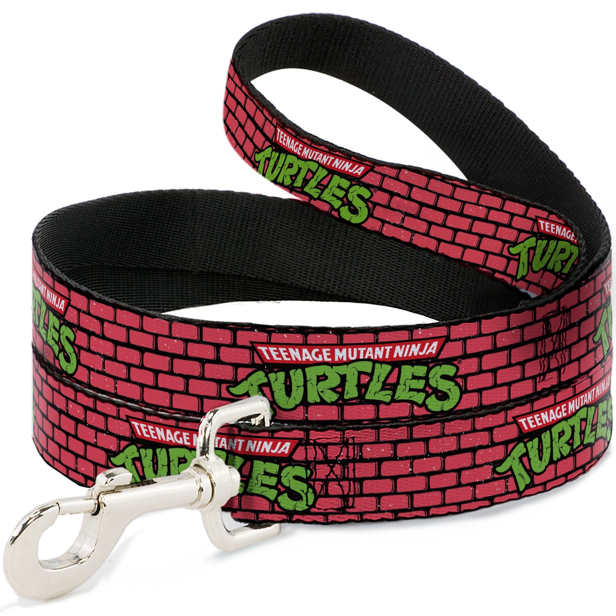 Dog Leash - TEENAGE MUTANT NINJA TURTLES Brick Title Logo Red 