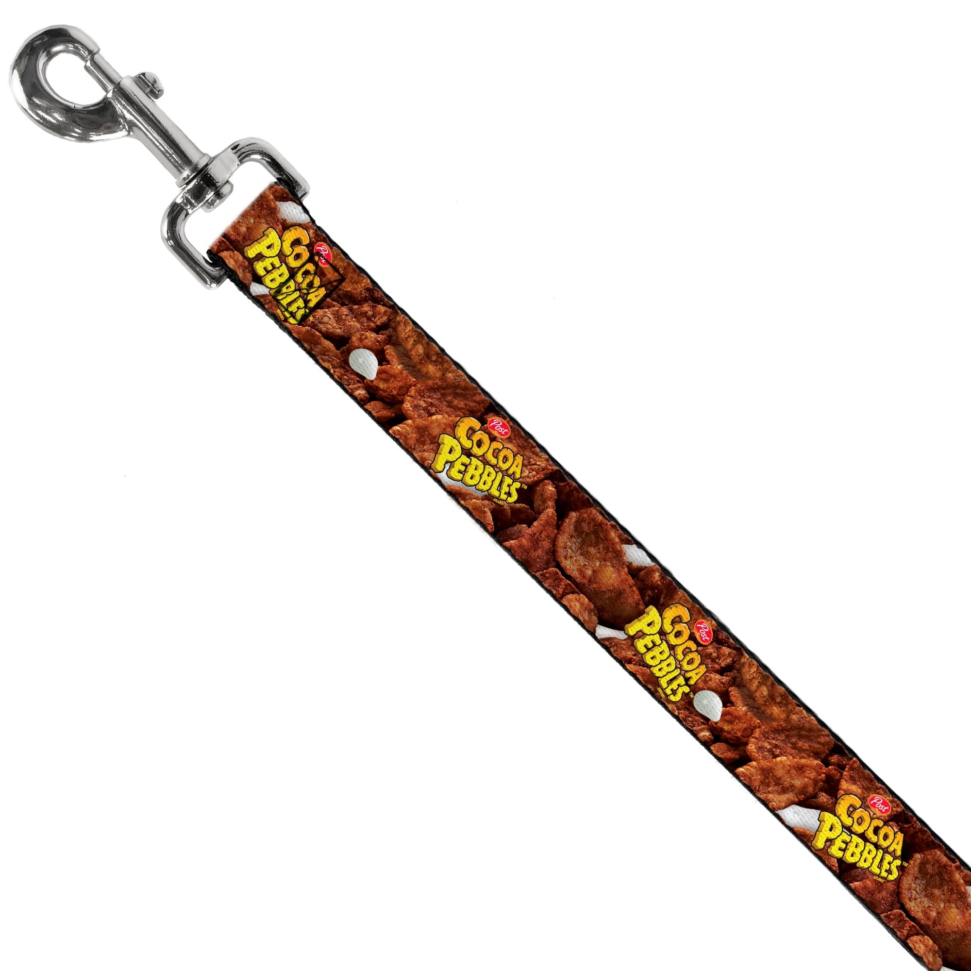 Dog Leash - POST COCOA PEBBLES Logo and Vivid Cereal Browns