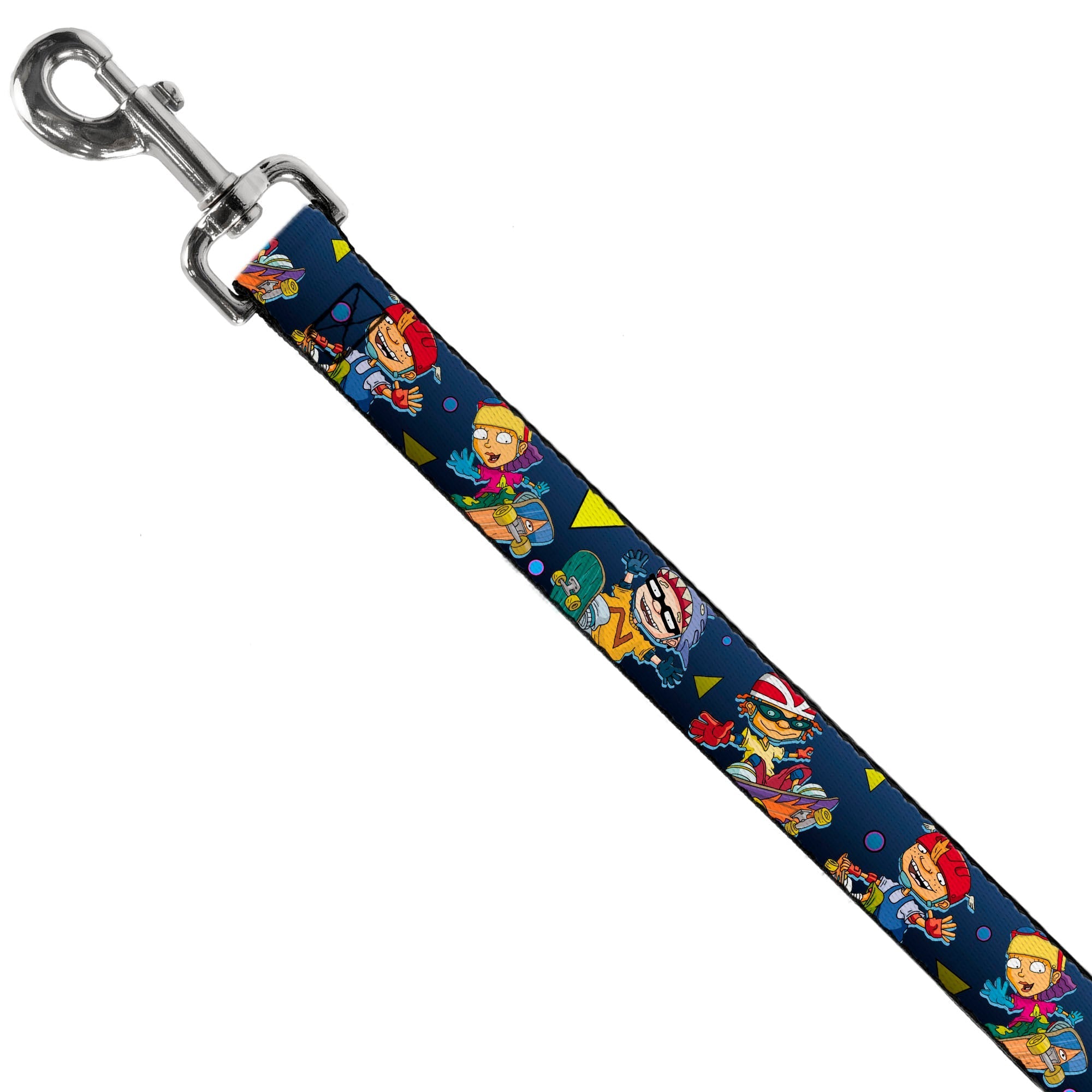 Dog Leash - Rocket Power 4-Character Action Poses/Shapes Cool Gray/Multi Color 