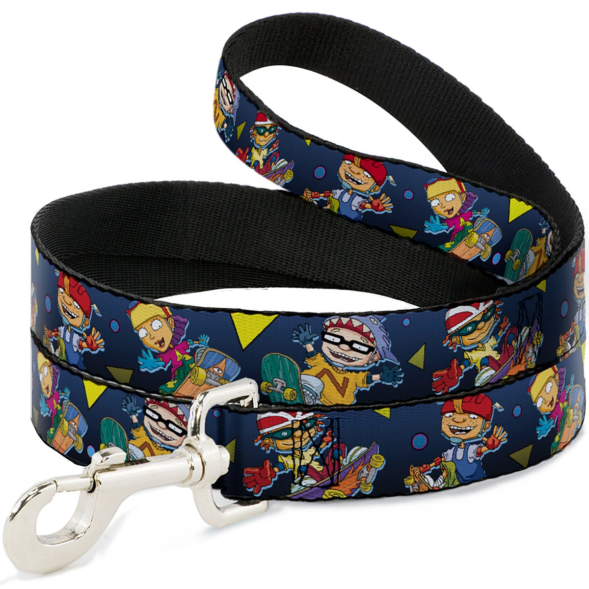 Dog Leash - Rocket Power 4-Character Action Poses/Shapes Cool Gray/Multi Color 