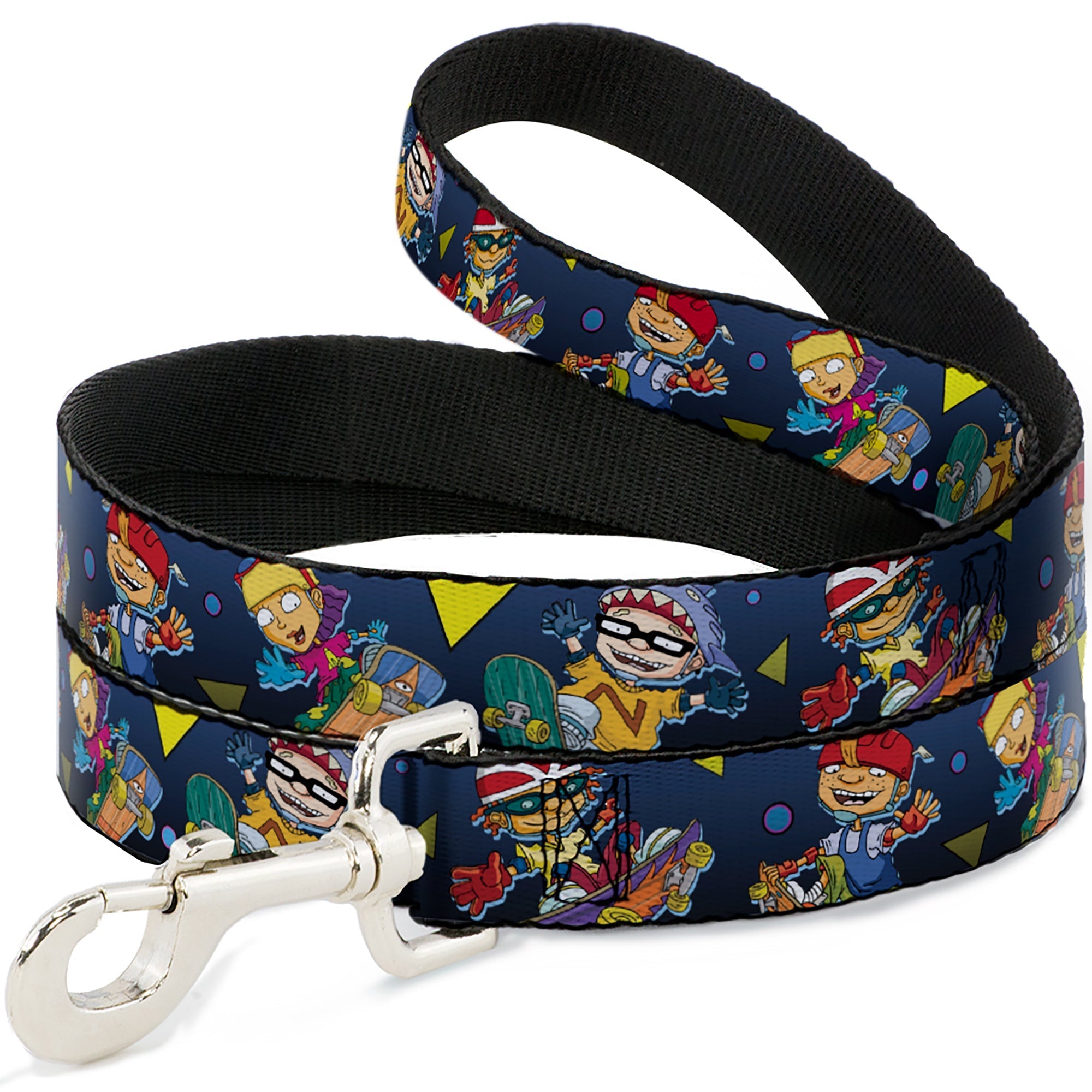 Dog Leash - Rocket Power 4-Character Action Poses/Shapes Cool Gray/Multi Color 