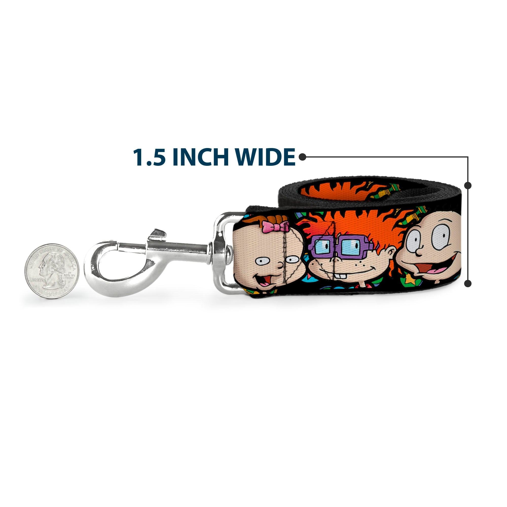 Dog Leash - Rugrats Character Faces CLOSE-UP