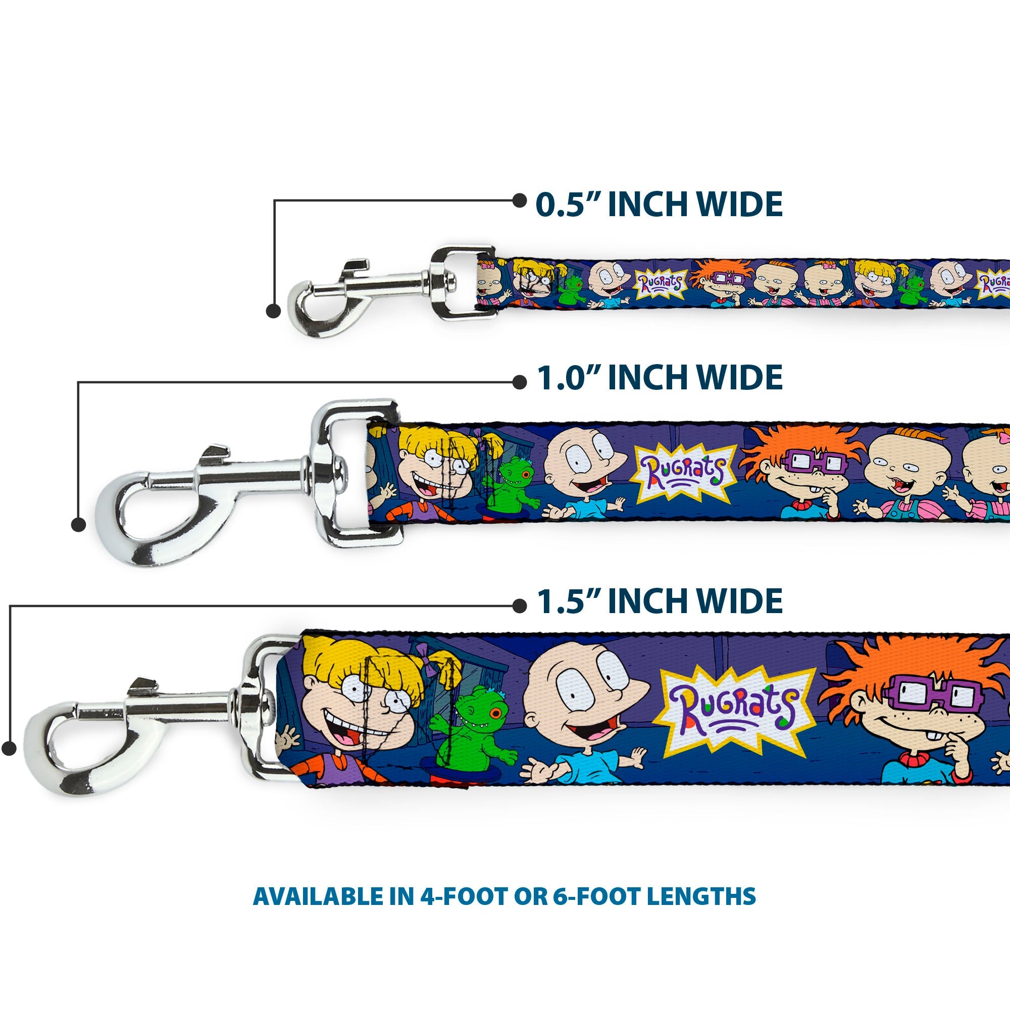 Dog Leash - RUGRATS Group Pose2 w/Reptar - HT Animal Supply