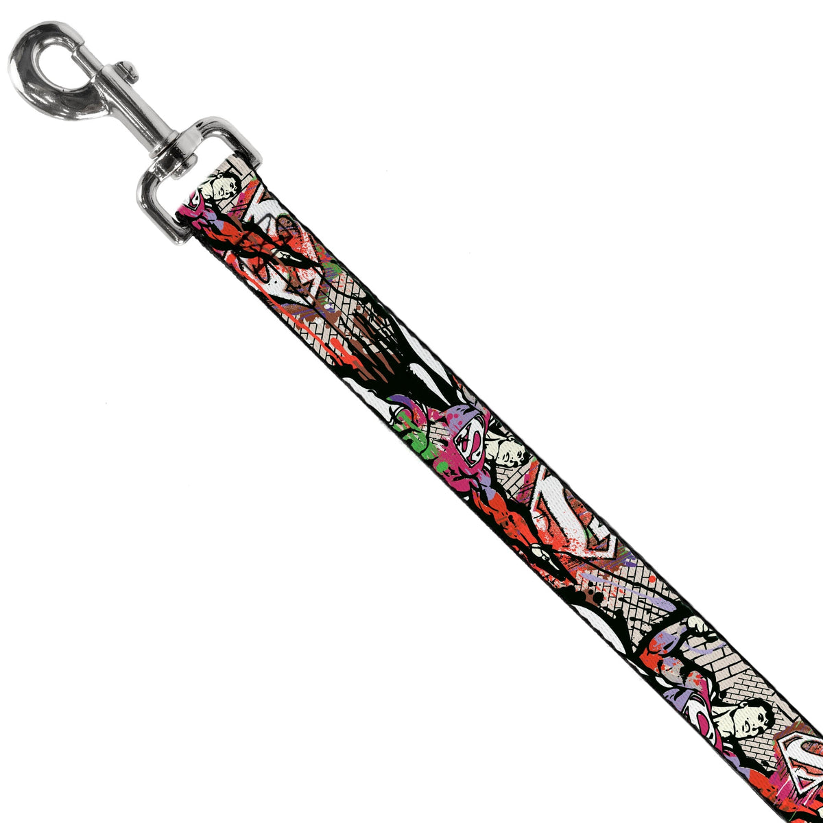 Dog Leash - Superman Color Flying Bricks Scene 