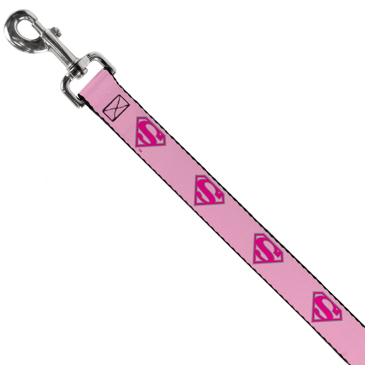 Dog Leash - Superman Shield Pink 