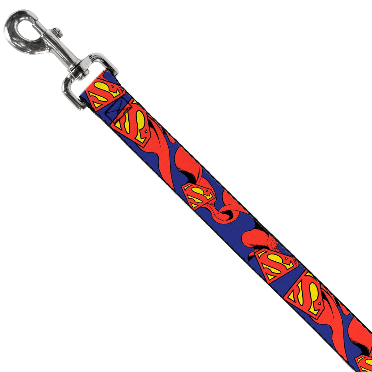 Dog Leash - Superman Shield w/Cape 