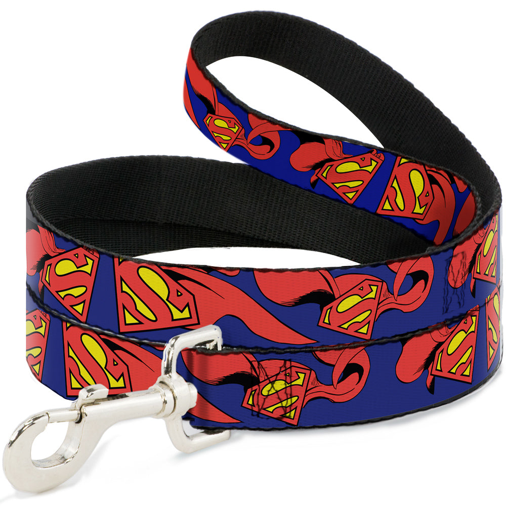 Dog Leash - Superman Shield w/Cape 