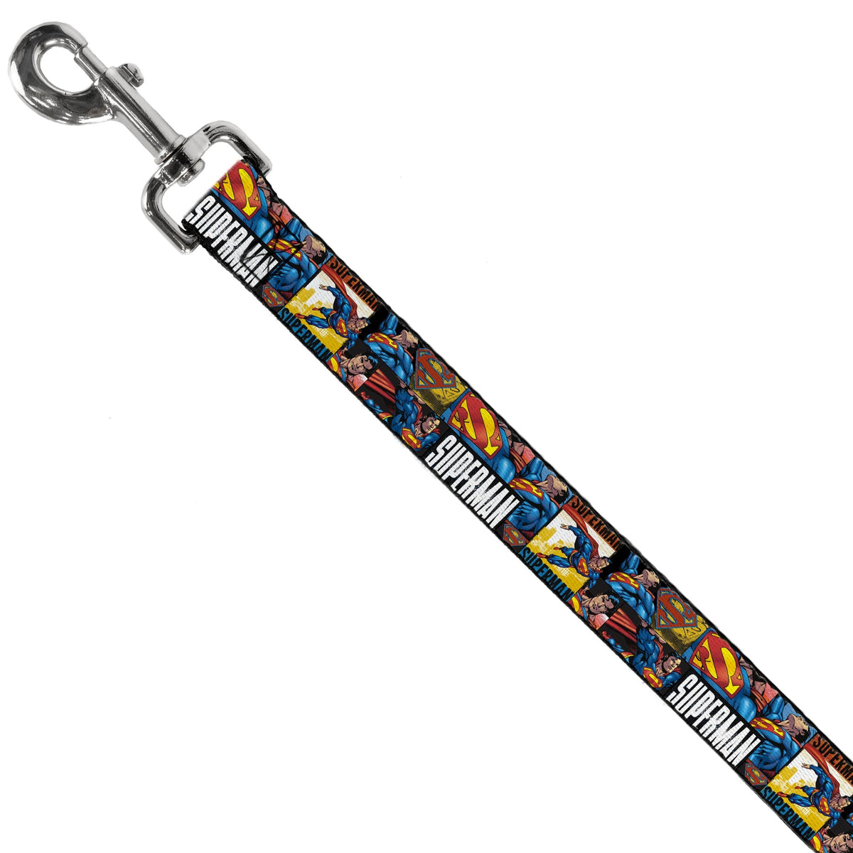 Dog Leash - SUPERMAN Action Blocks White 