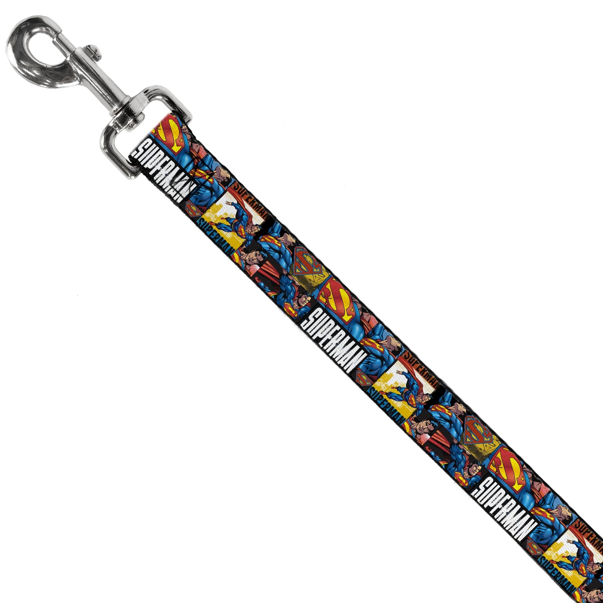 Dog Leash - SUPERMAN Action Blocks White 