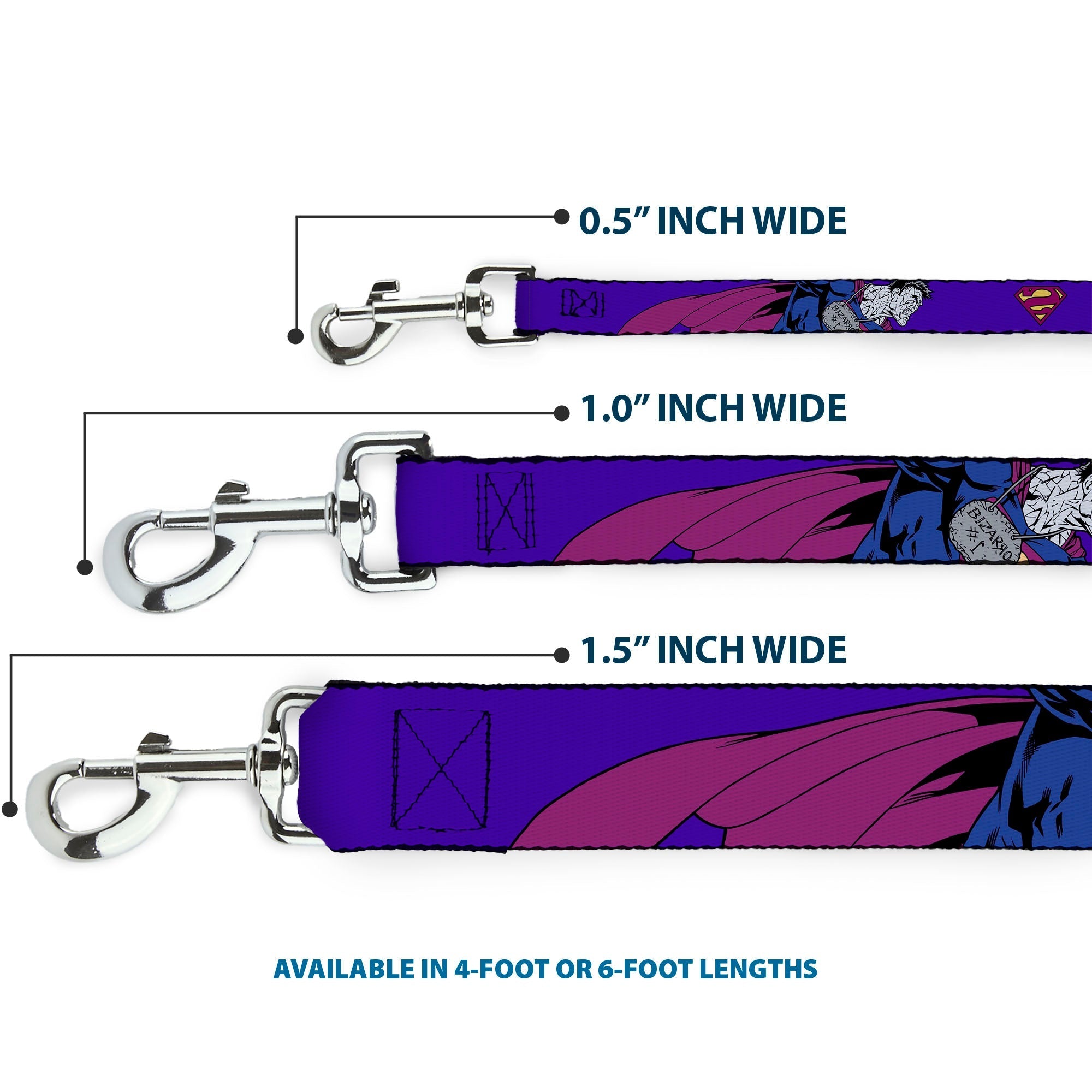 Dog Leash - Bizzaro Logo w/Bizzaro Pose 