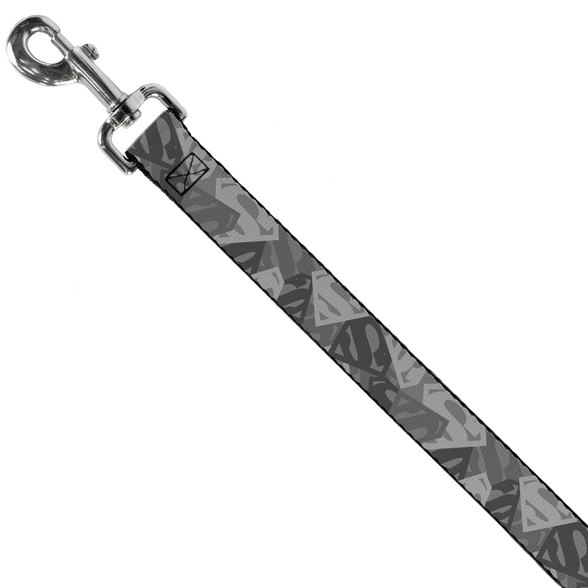 Dog Leash - Superman Shield Camouflage Grays 