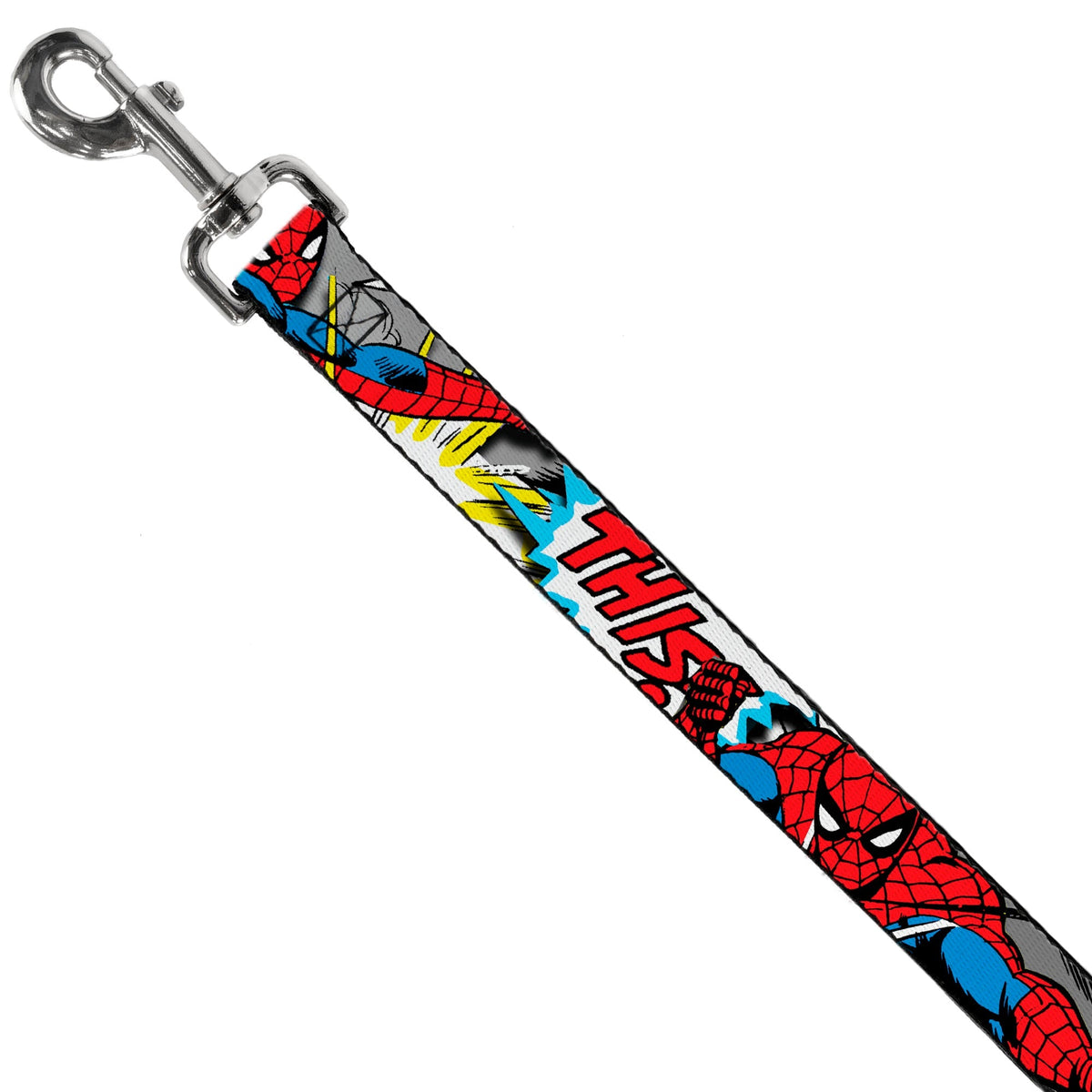 Dog Leash - Spider-Man w/Action Verbiage 