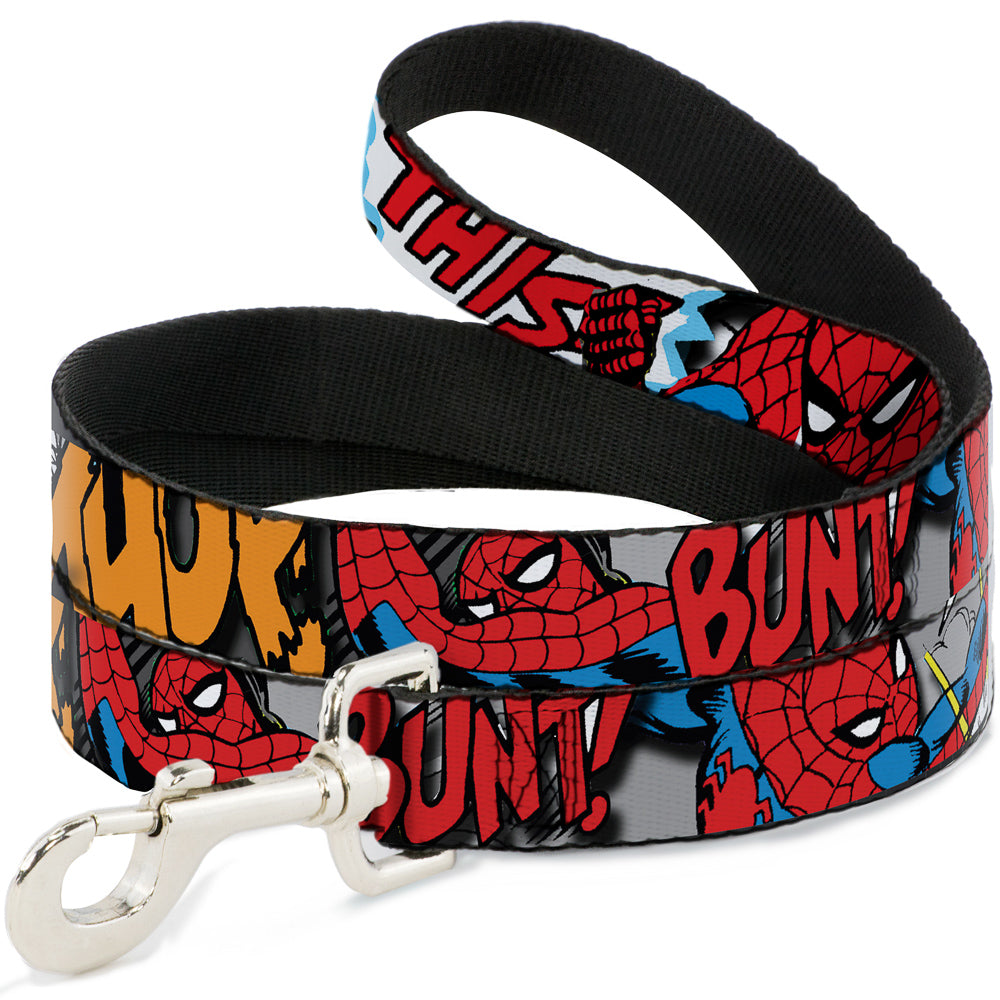 Dog Leash - Spider-Man w/Action Verbiage 