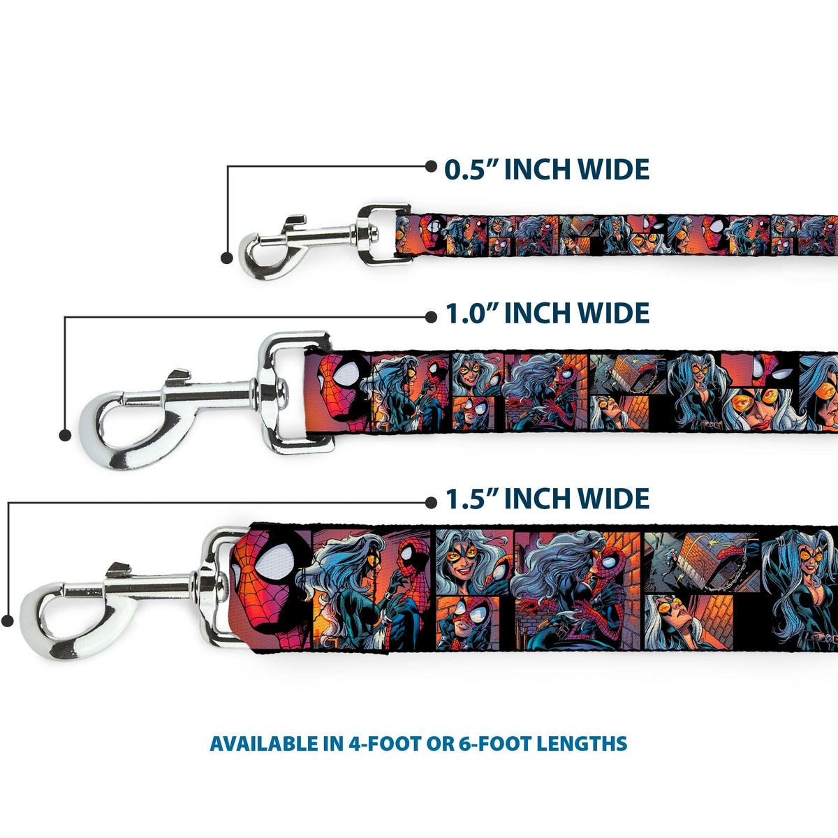 Dog Leash - Spider-Man & Black Cat Scene Blocks 