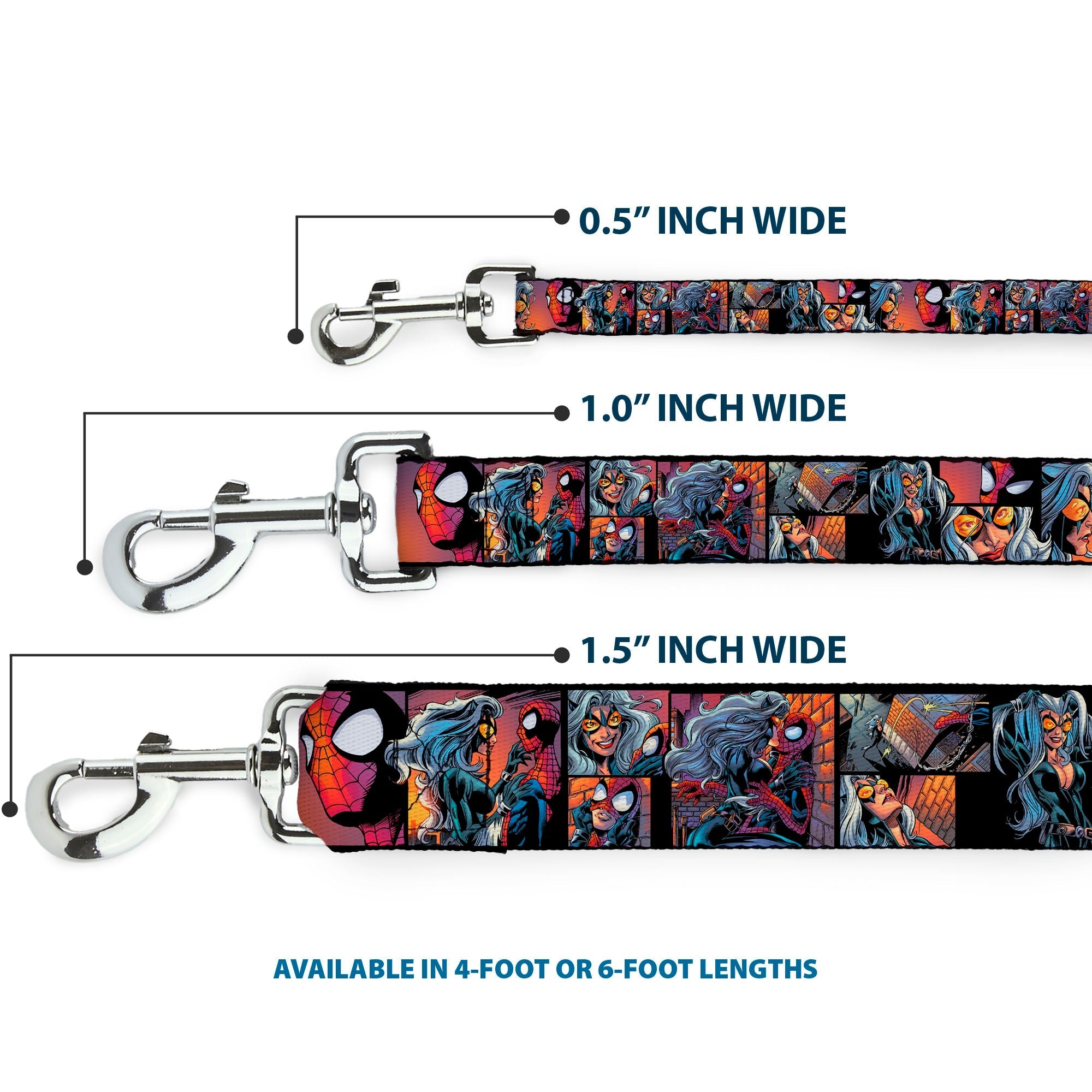 Dog Leash - Spider-Man & Black Cat Scene Blocks 