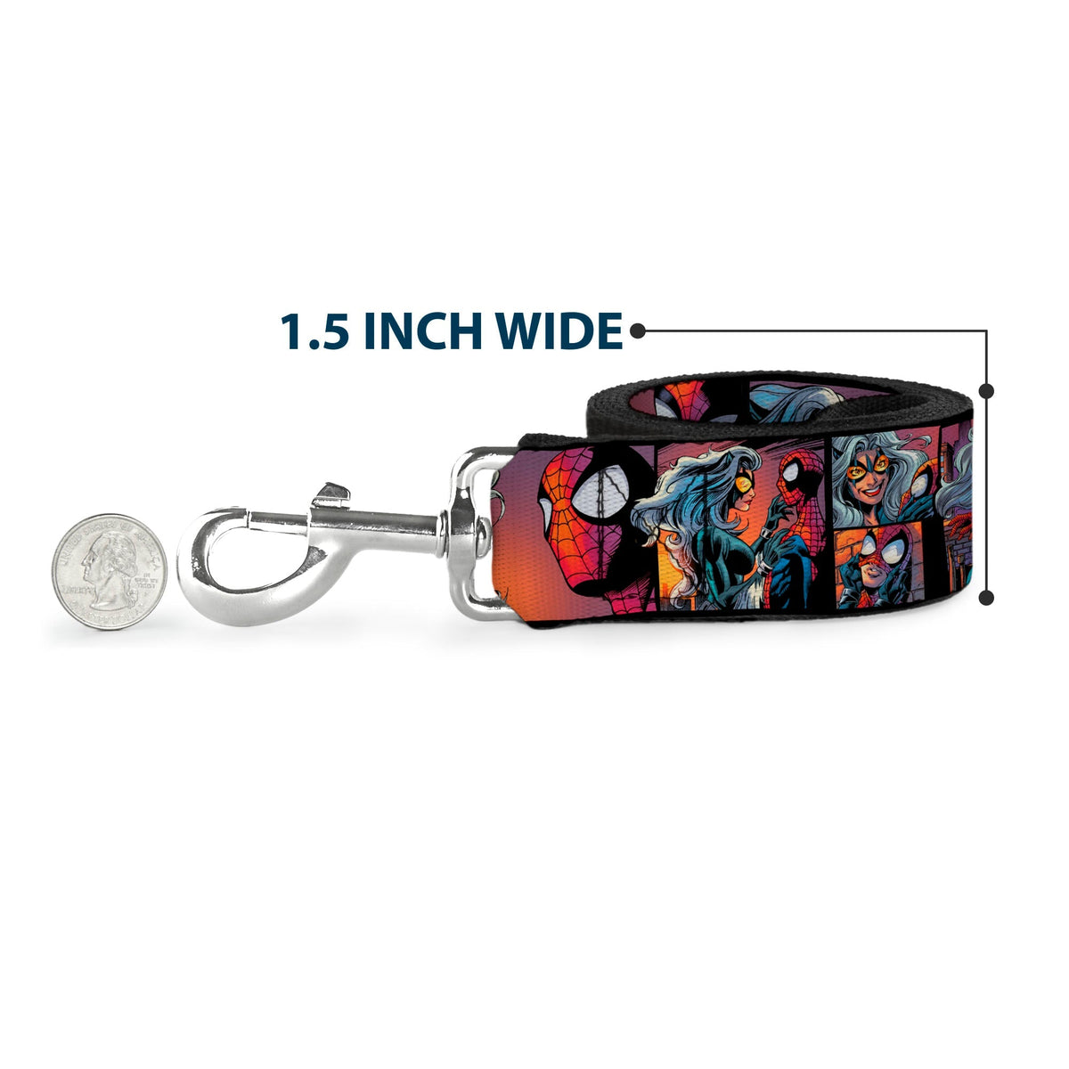 Dog Leash - Spider-Man & Black Cat Scene Blocks 